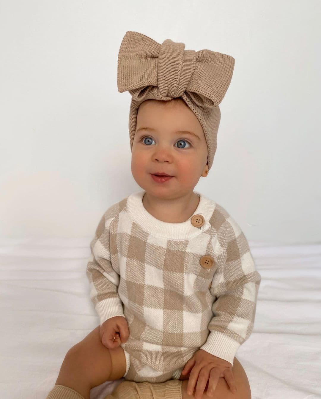 Newborn Cotton Yarn Knitted Headband