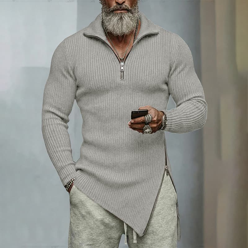 Men's Long-sleeve Stretchy Sweat-wicking Fitted