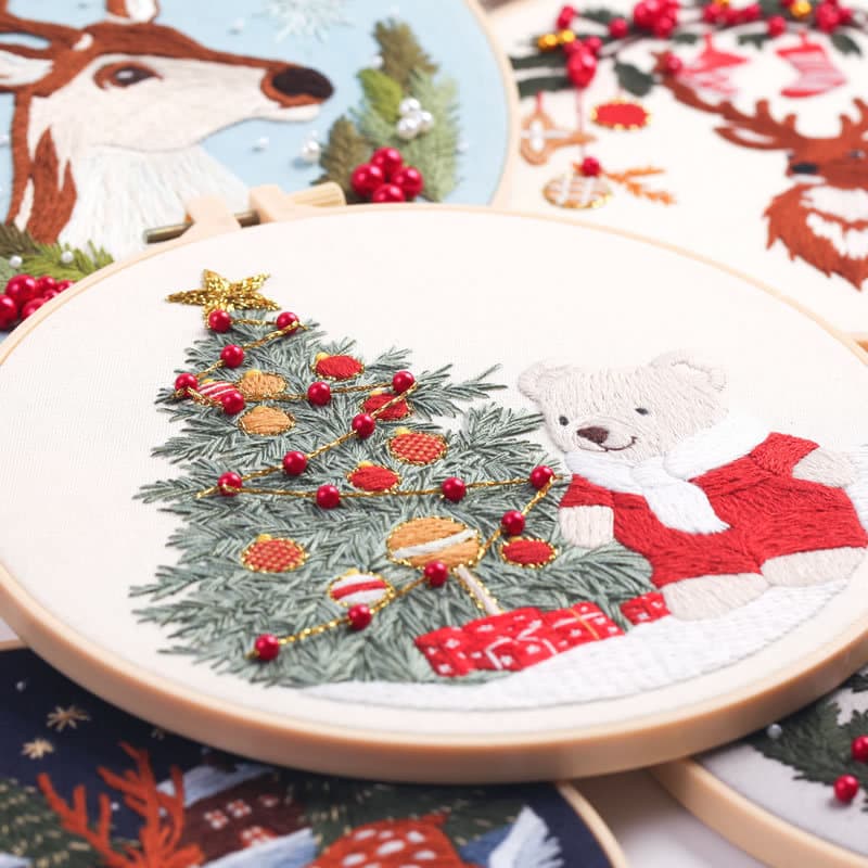 Embroidery Material Package Handmade Manufacturer Kit Beginner