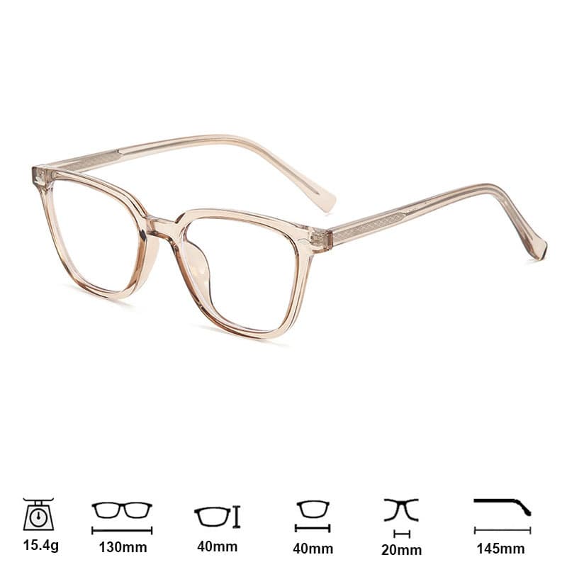 Women's Fashionable Transparent Crystal Glasses