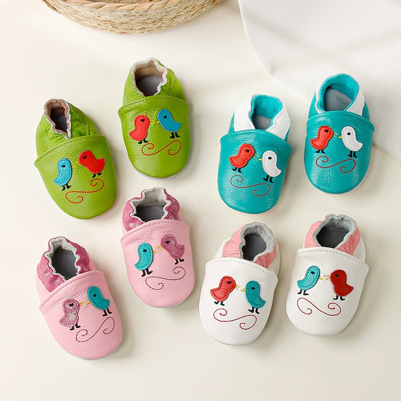 Childrens And Babies Genuine Leather First-walking Shoes