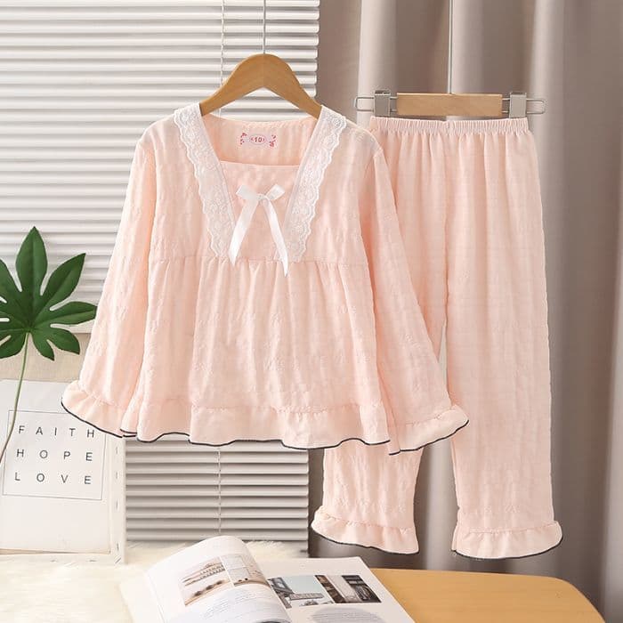 Children's Spring Autumn Thin Long-sleeve Pajamas