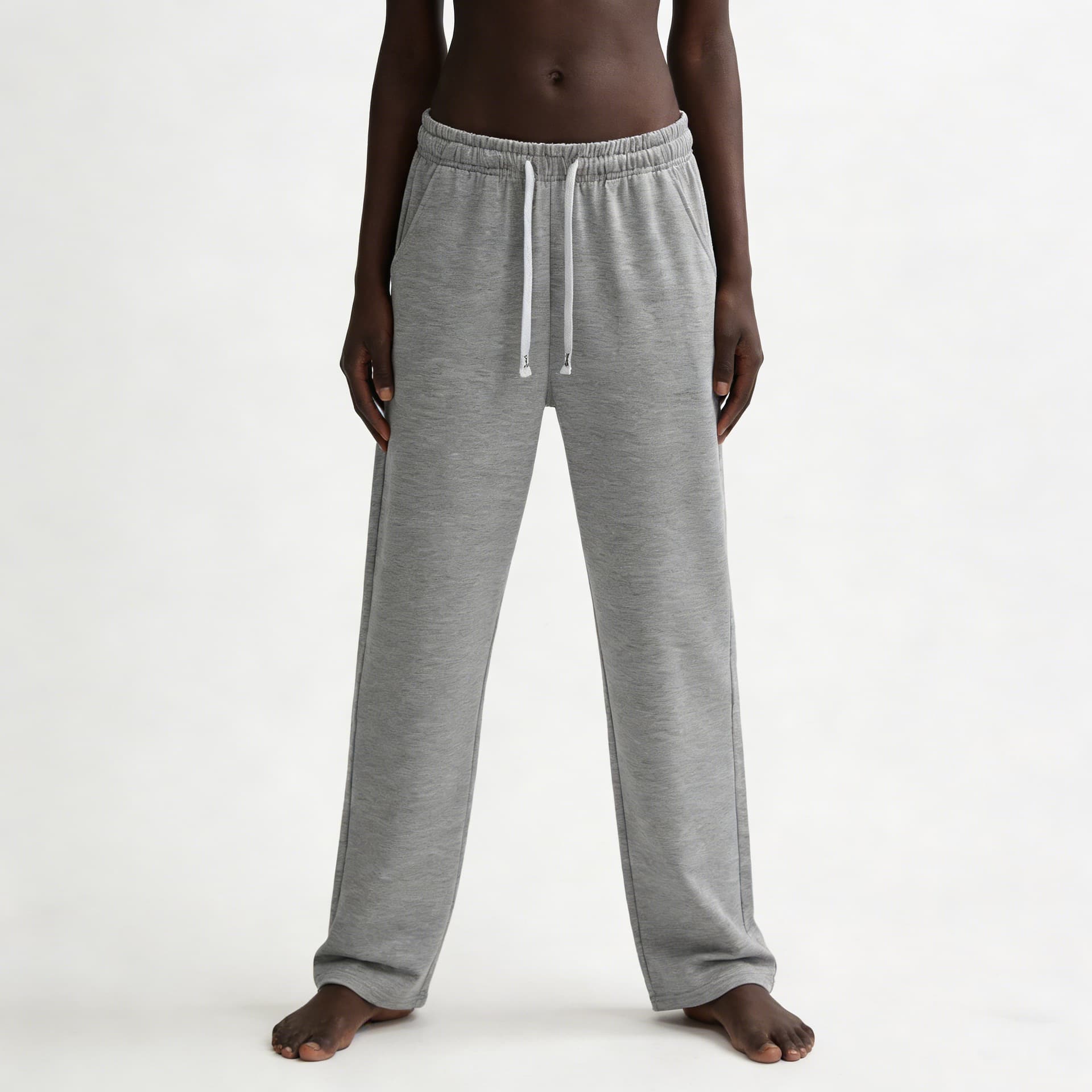 Men's Solid-Colored Casual Sports Fashionable Comfortable Loose-Fit Trousers