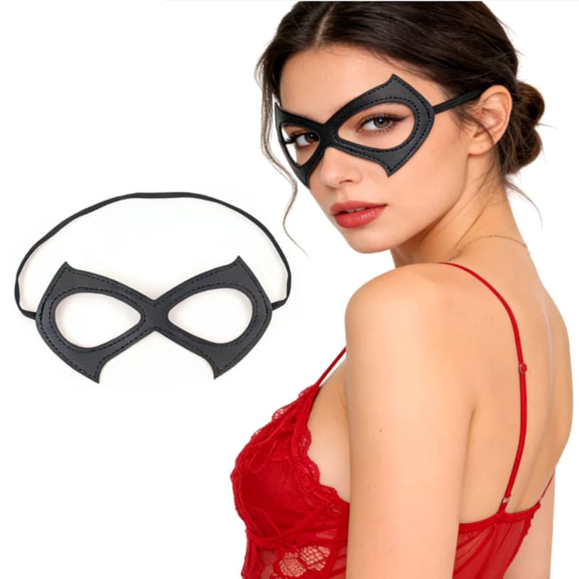 Catwoman Half-face Mask Cosplay For Masquerade Parties And Dances