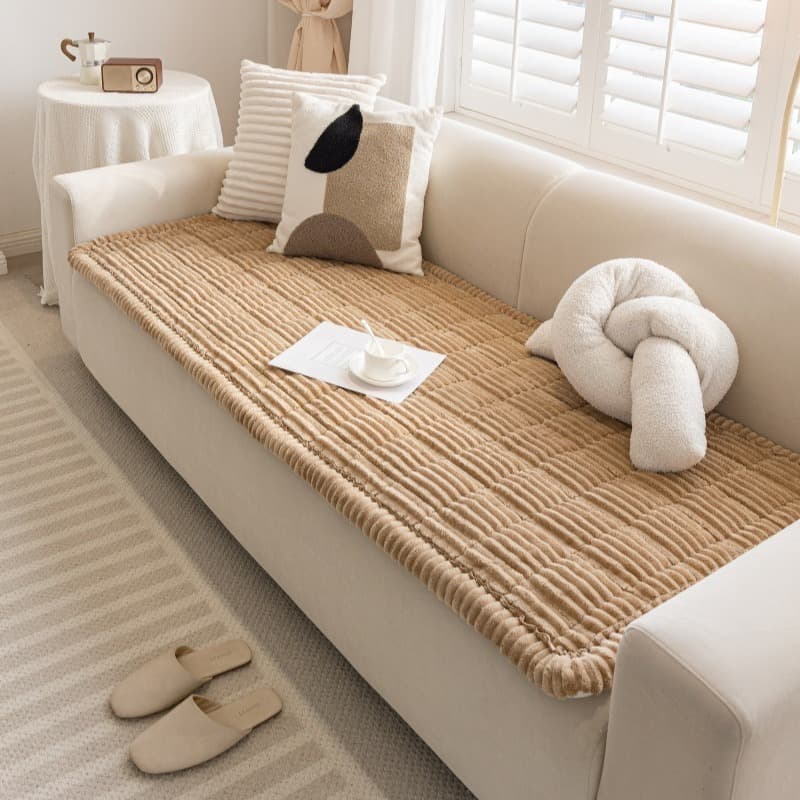 Flannel Non-slip Stain-resistant Sofa Cushion