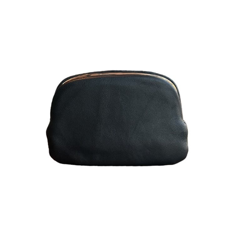 Fashionable, Versatile Sheepskin Pouchportable With A Snap Closure For Jewelry