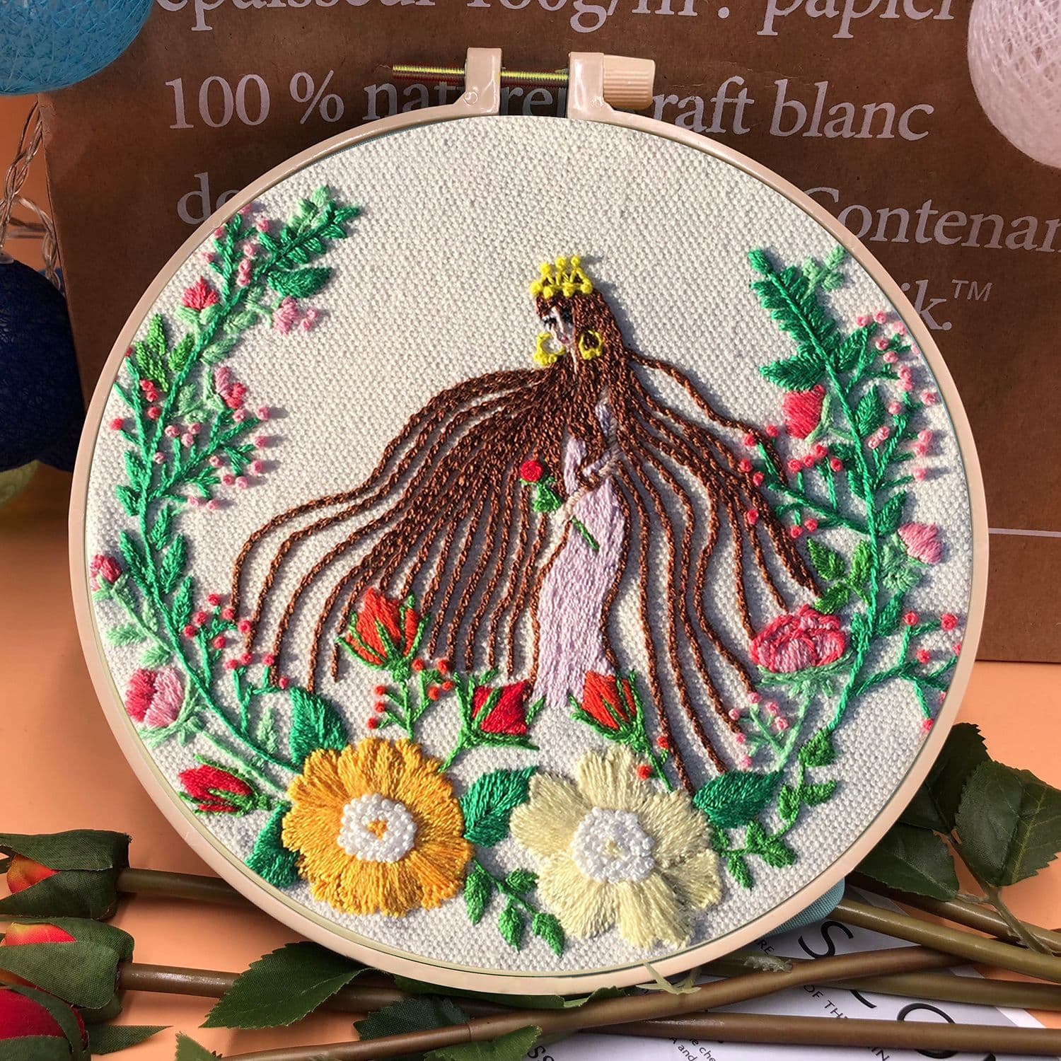 Creative Handmade Embroidery Simple Material Package