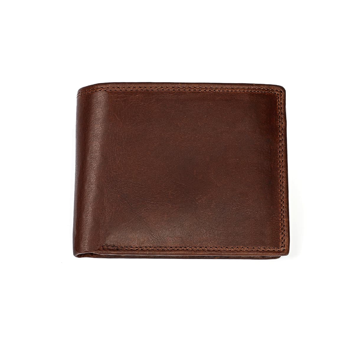 Men's First-Layer Cowhide RFID Anti-Scan Wallet