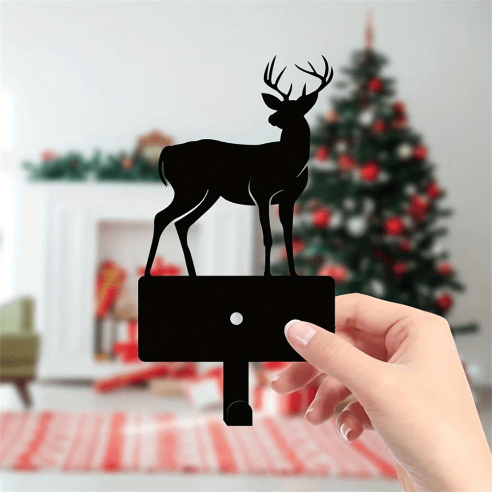 CIFbuy Vintage Deer Antler Coat Wall Hook Rustproof Key Holder Organizer(TikTok, temu pick-up service)