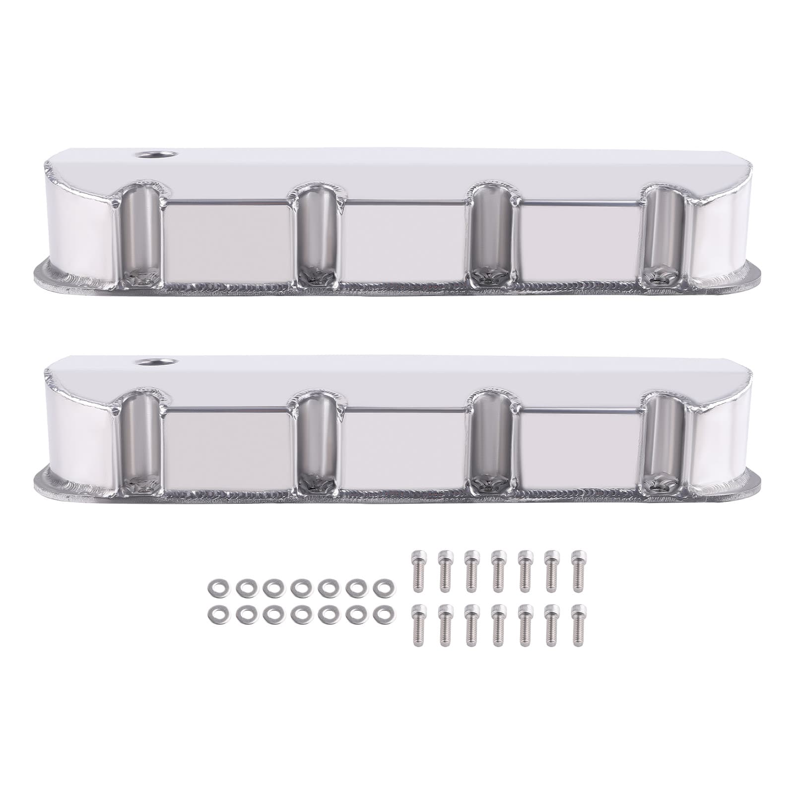Fabricated Aluminum Tall Valve Covers fit for Big Block Chevy 502 1965-1995