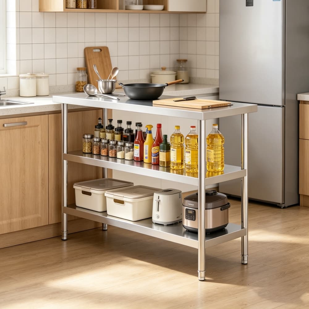 Stainless Steel Prep Table ﻿