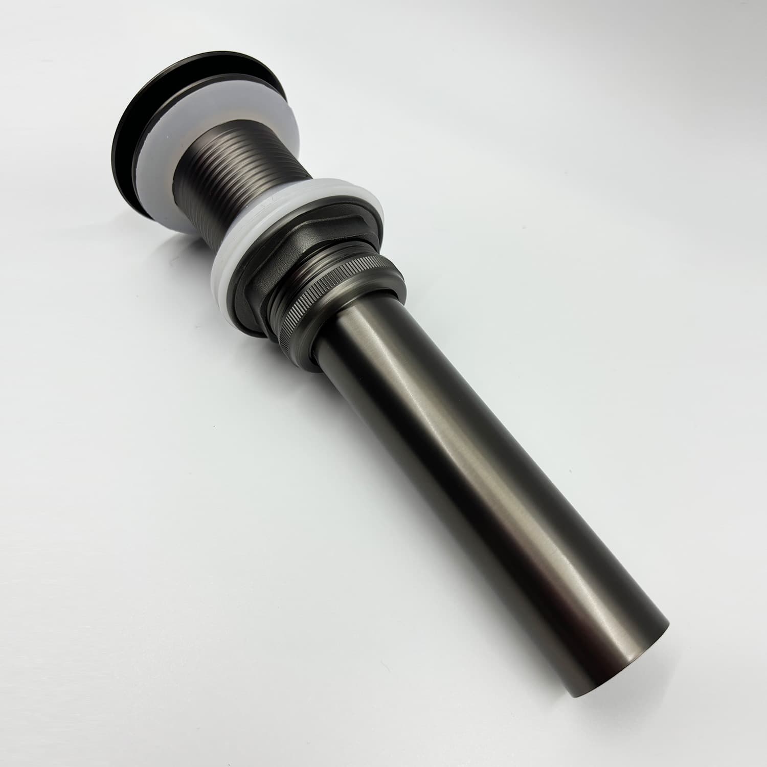 Bathroom Sink Drain without Overflow, Vessel Sink Lavatory Vanity Pop Up Drain Stopper, 304 Stainless Steel
