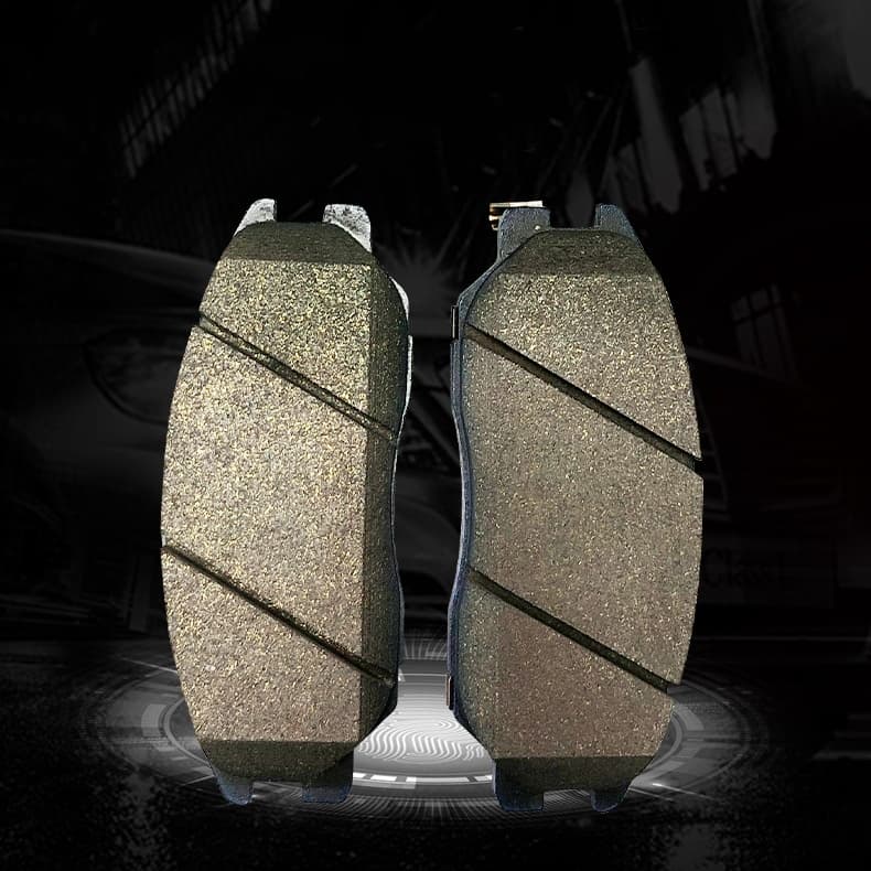 4813009A10 4813008BA0 Applicable To Aiteng Kyron Rester Brake Pad Metal Accessories