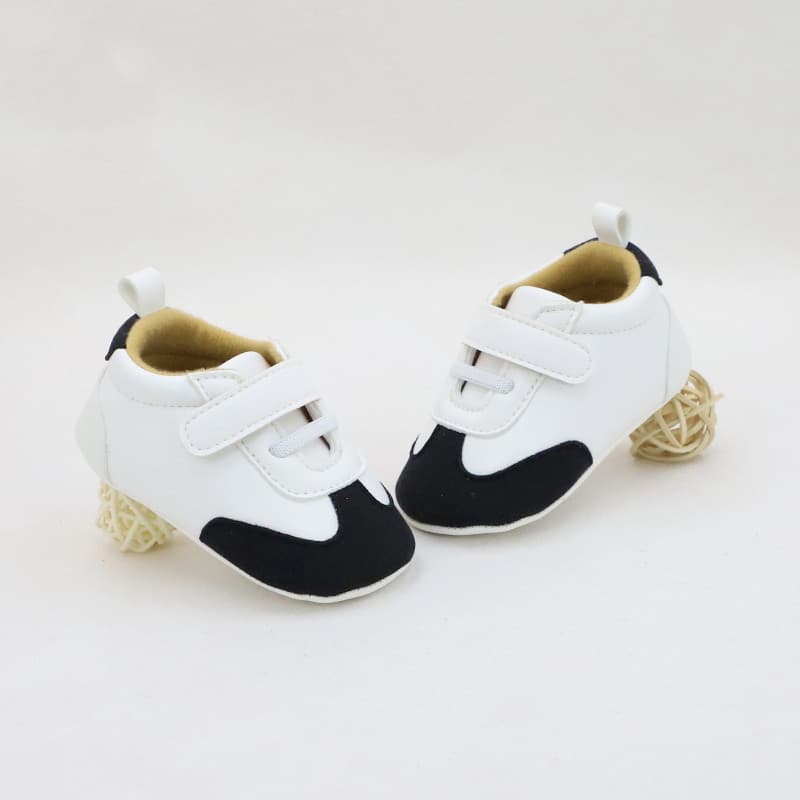 Baby Soft-soled Non-slip First-walker Shoes Sporty Multicolor White Sneakers