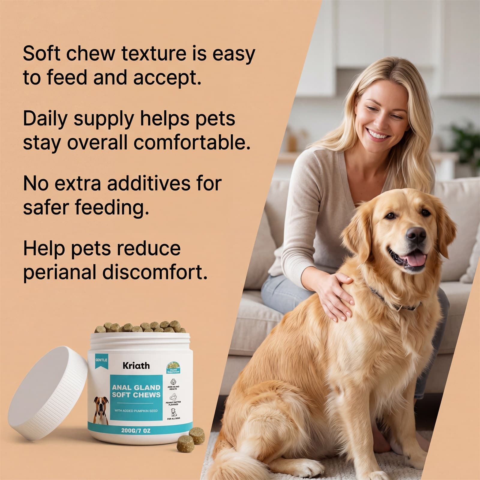 Gland Nursing Soft Chewing Tablets For Dogs