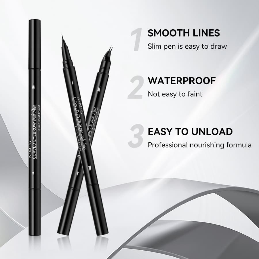 Double-ended Brow Pencil And Eyeliner 2-in-1