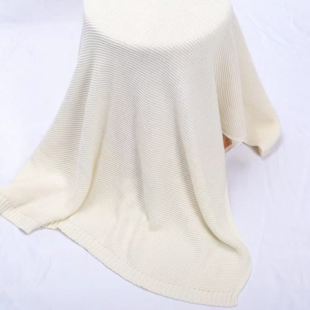 Embroidered Name Baby Knitted Cotton Nap Personality Sofa Blanket