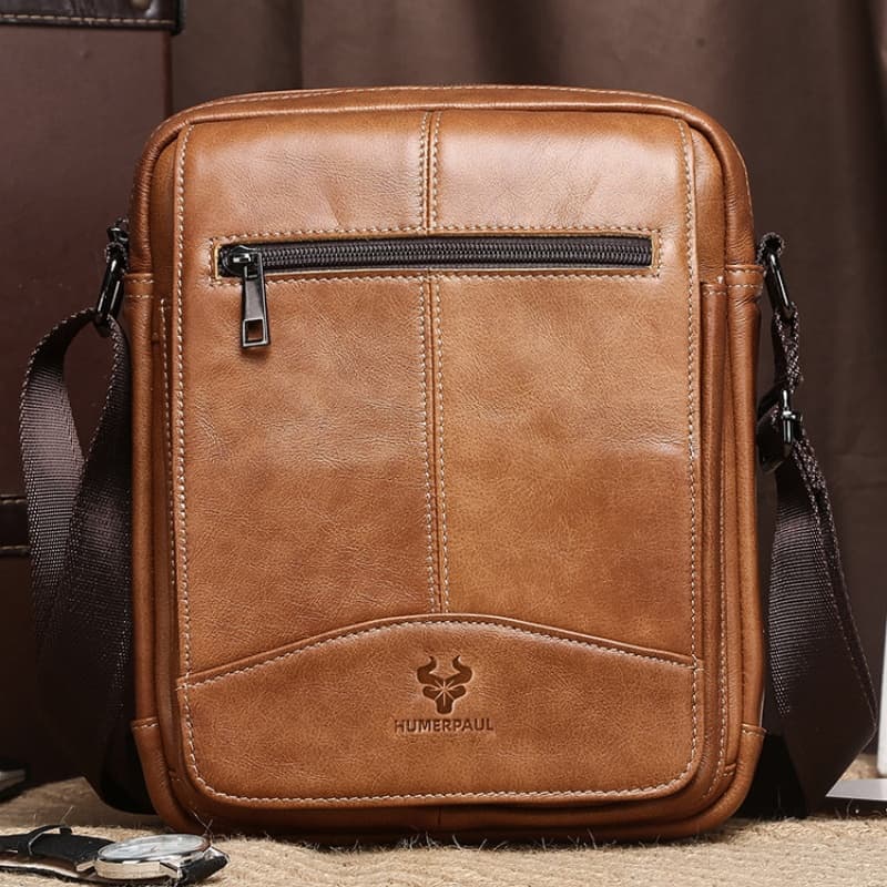 Genuine Leather Casual Crossbody Bag Vintage Cowhide