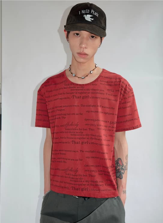 Loose Men's And Women's Short Sleeved T-shirt