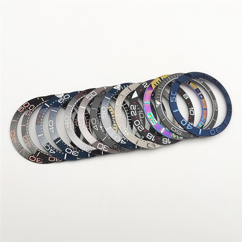 38mm Ceramic Watch Bezel Ring - Replacement Outer Case Accessory for Timepieces
