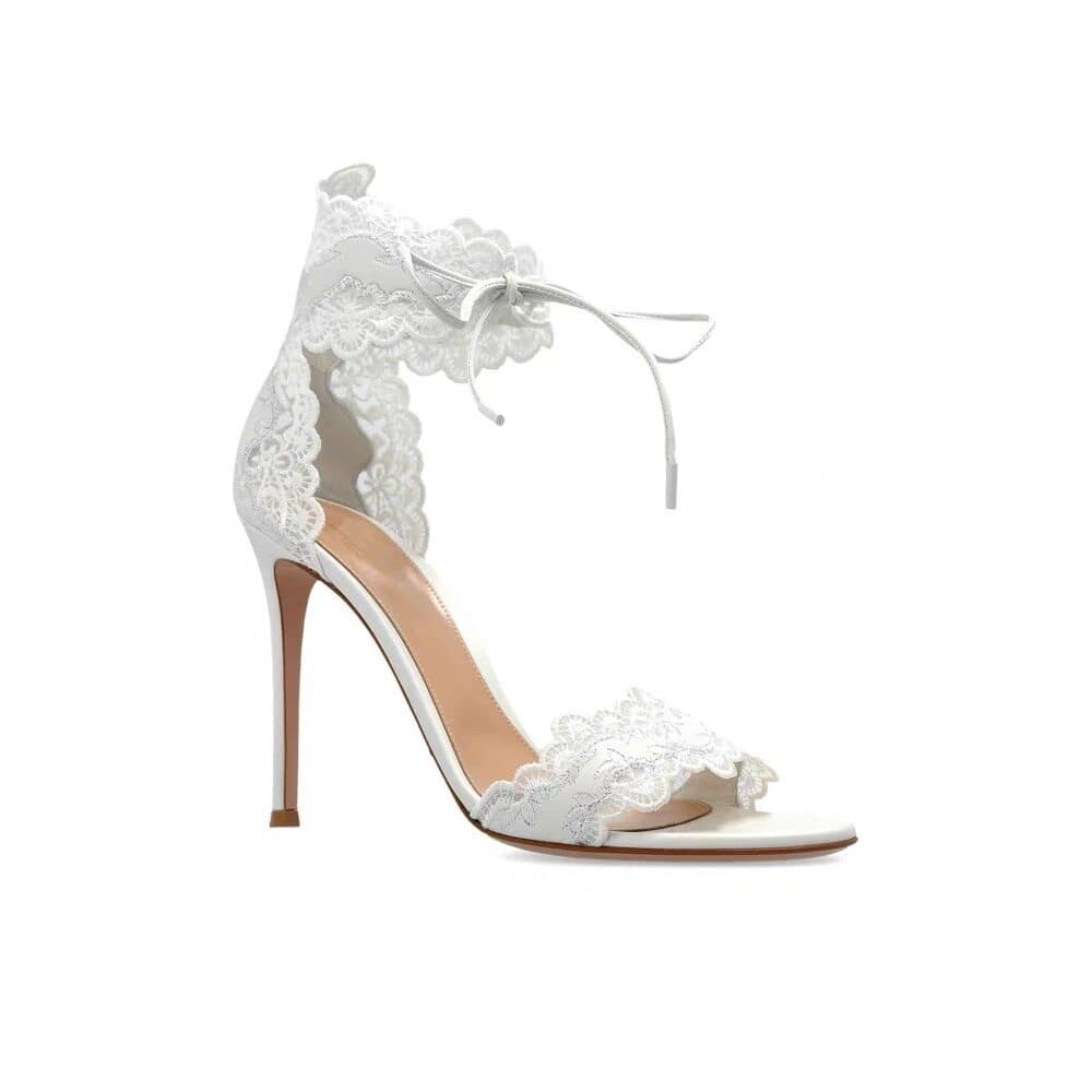 Lace-strap Stiletto Sandals, Women's High Heels