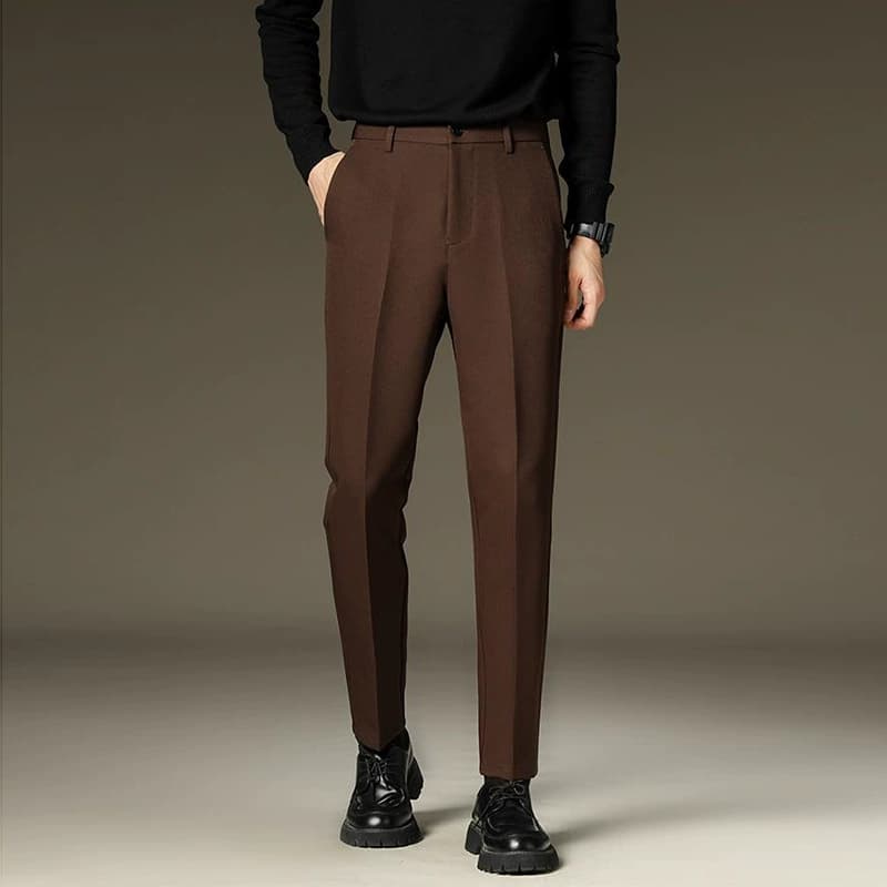 Men's Best-selling European And American-style Business-casual Knit Top And Pants