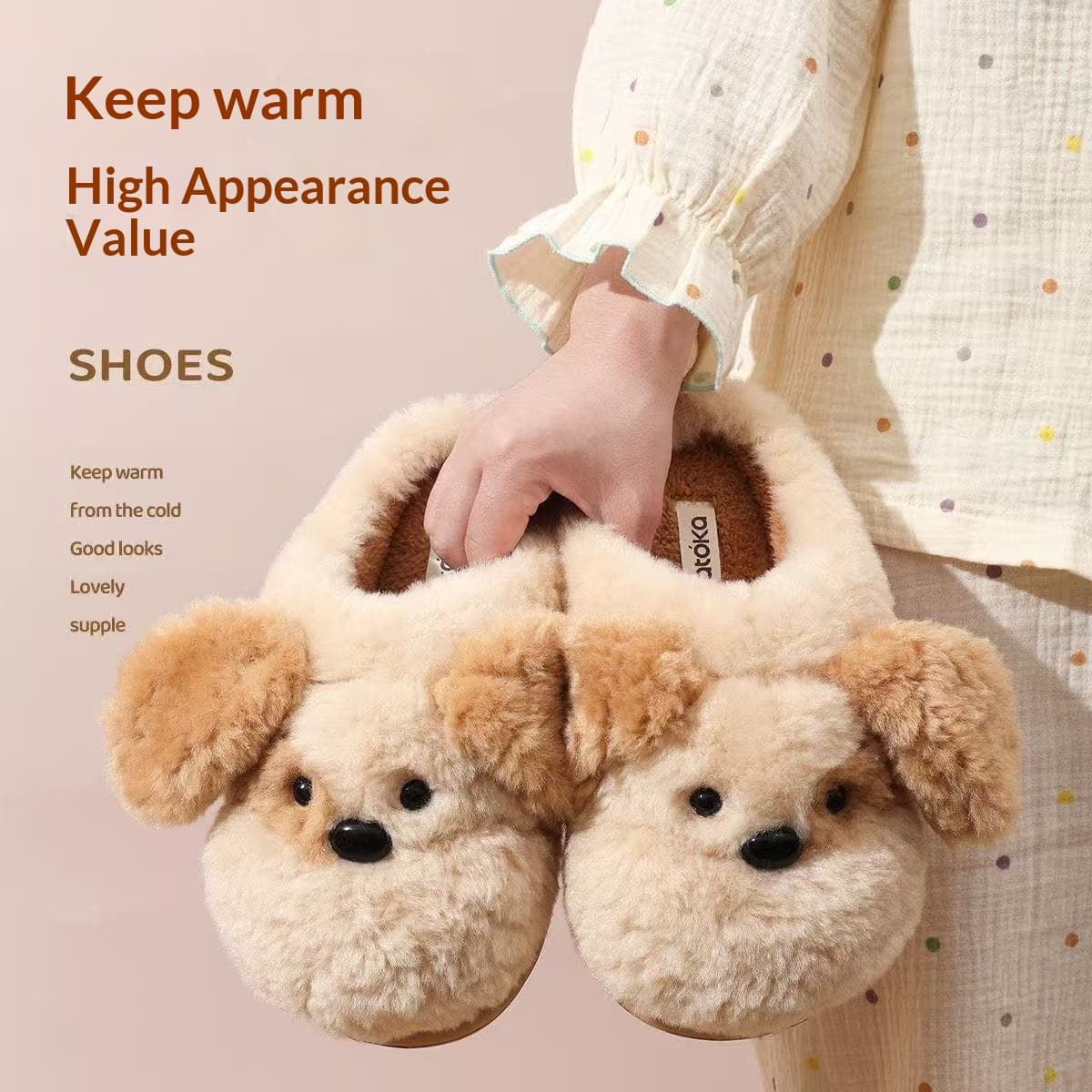 Women's Cotton Slippers Winter Warmth
