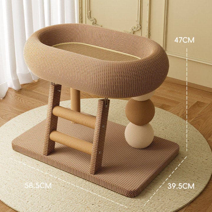 Cat Tree For Small Homes Space-saving Cat Toy And Scratching Post