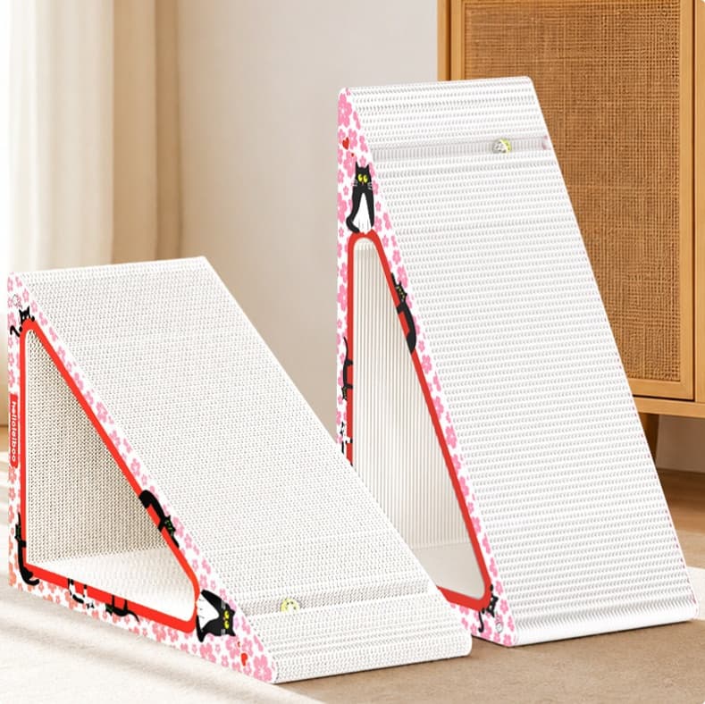 White Cardboard Cat Scratch Board Wear-resistant And Does Not Shed Fibers