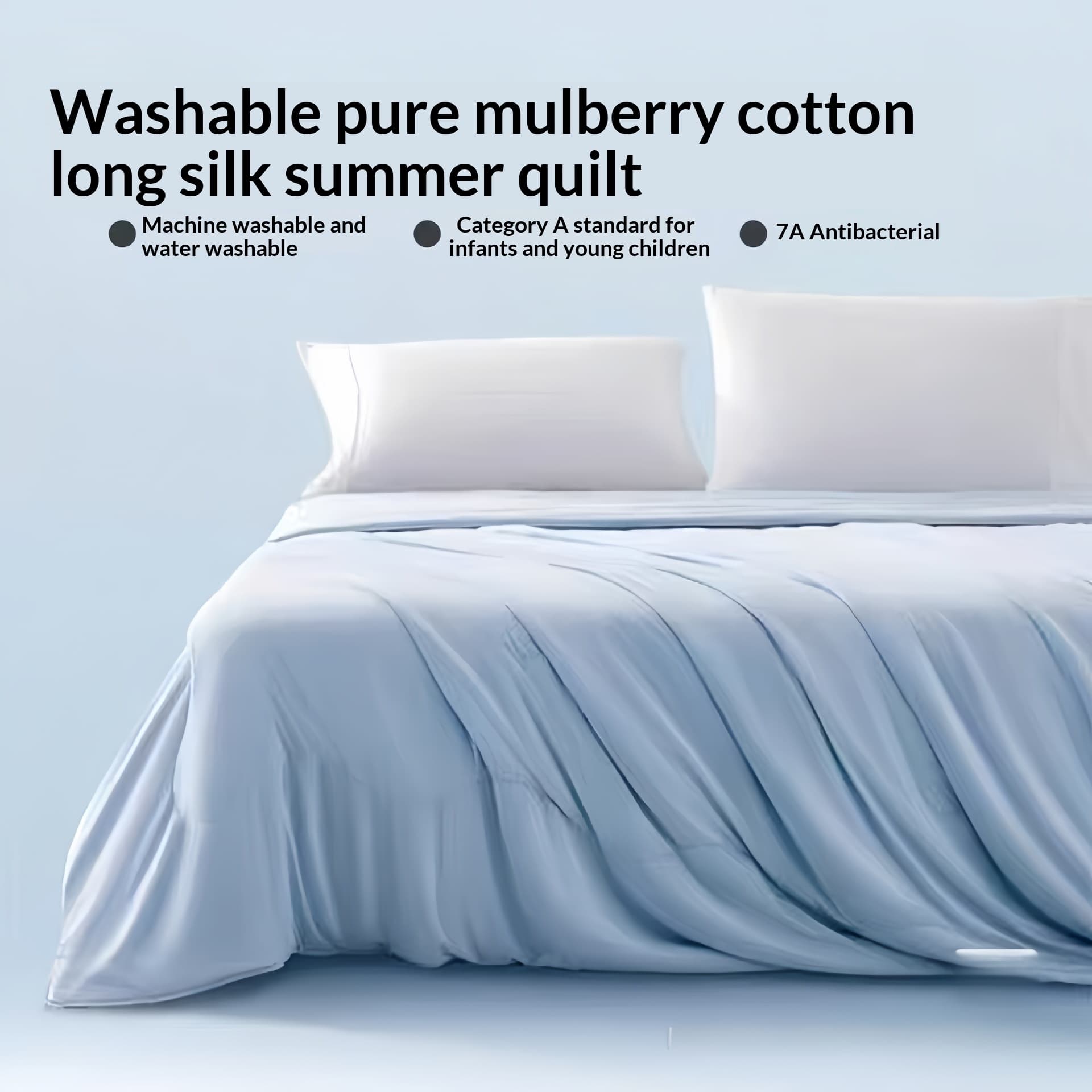 Cooling Silk Cotton Quilt Long-fiber Summer Quilt Gift Box