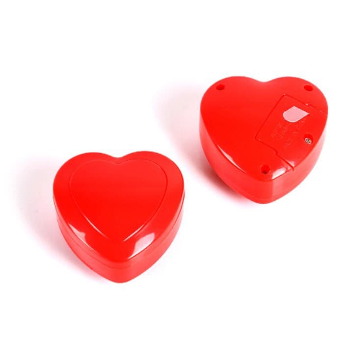 Simulation Of Heart-shaped Red Pet Pacifier