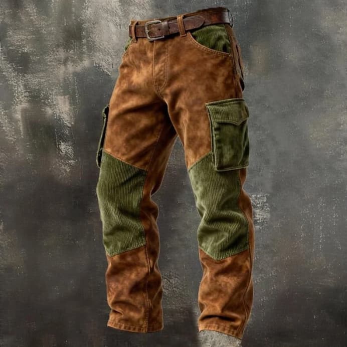 New Mens Retro Work Pants In A Punk Style