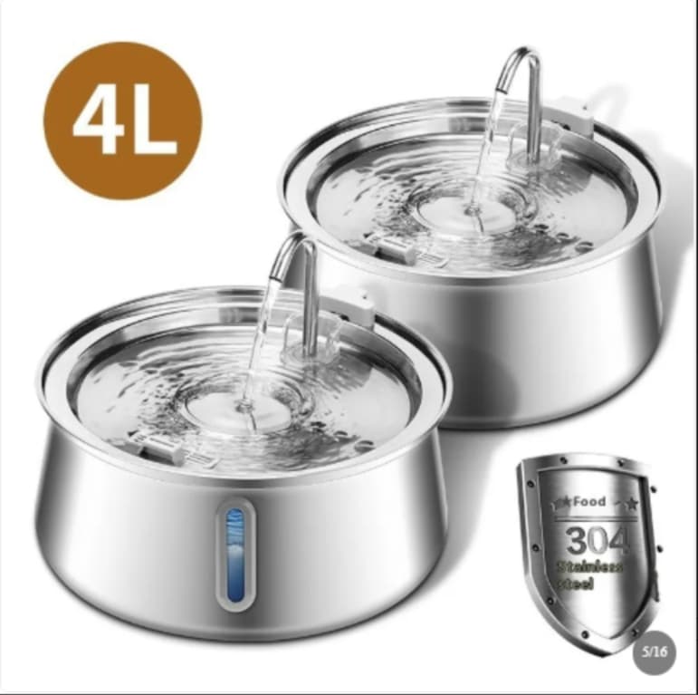 Pet Stainless Steel Water Dispenser