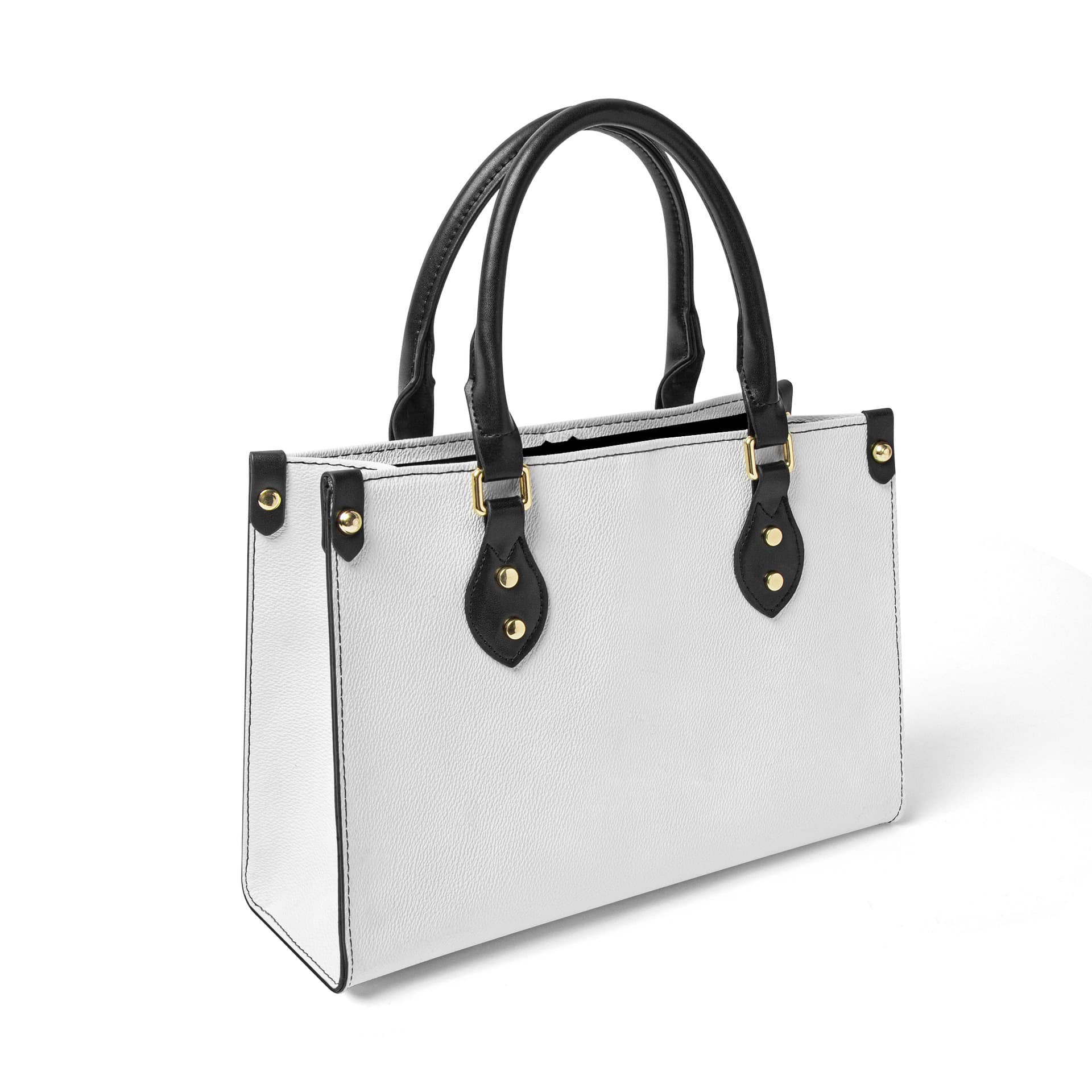 Women Personalized PU Leather Tote Bag With Shoulder Strap