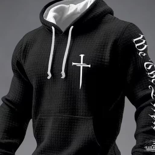 Printed Long-sleeved Shirt Casual Sports Hoodie