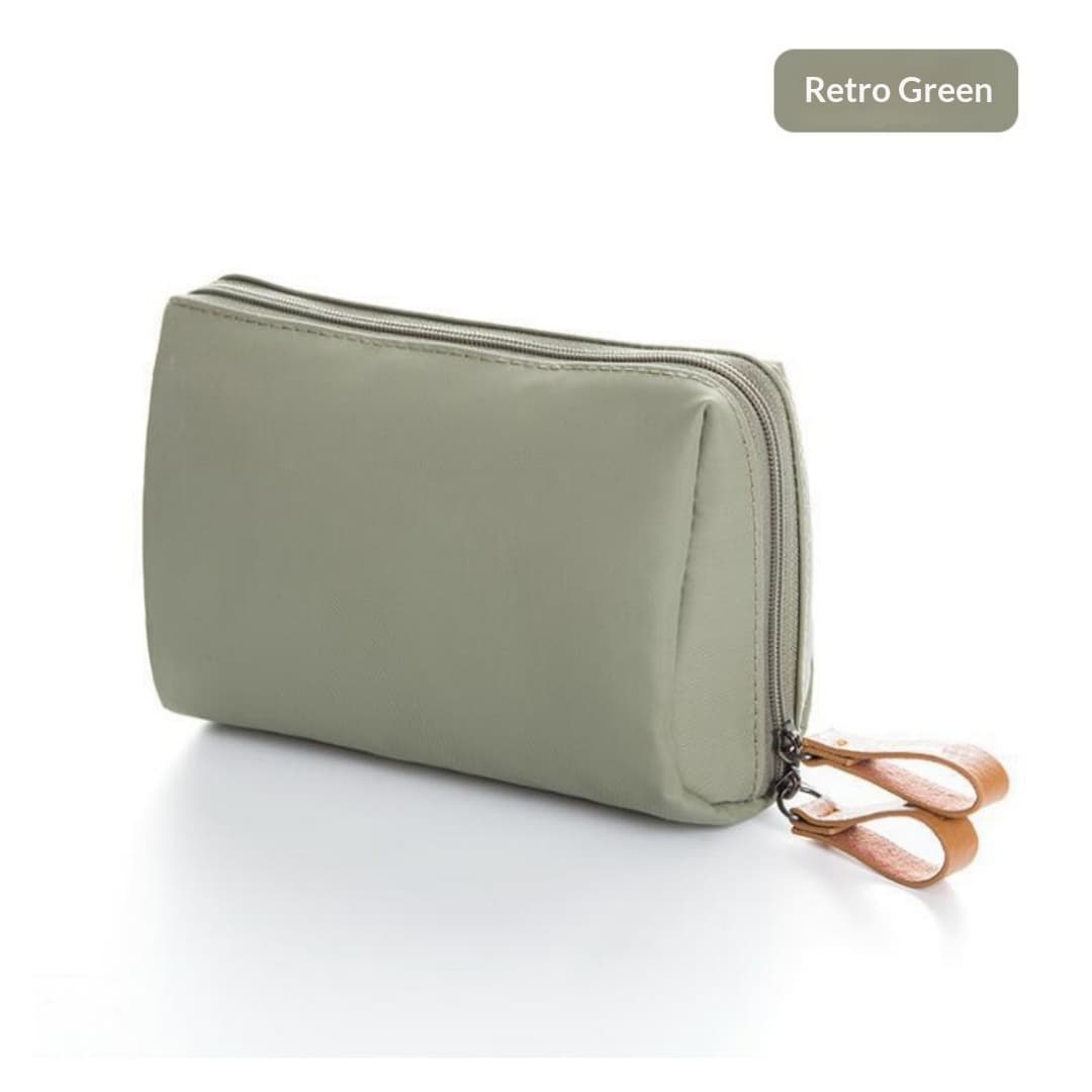 Internet Celebrity Korean Version Red Envelope Makeup Bag, Cationic Portable Mini Travel Storage Bag, Hand-held Bag--green
