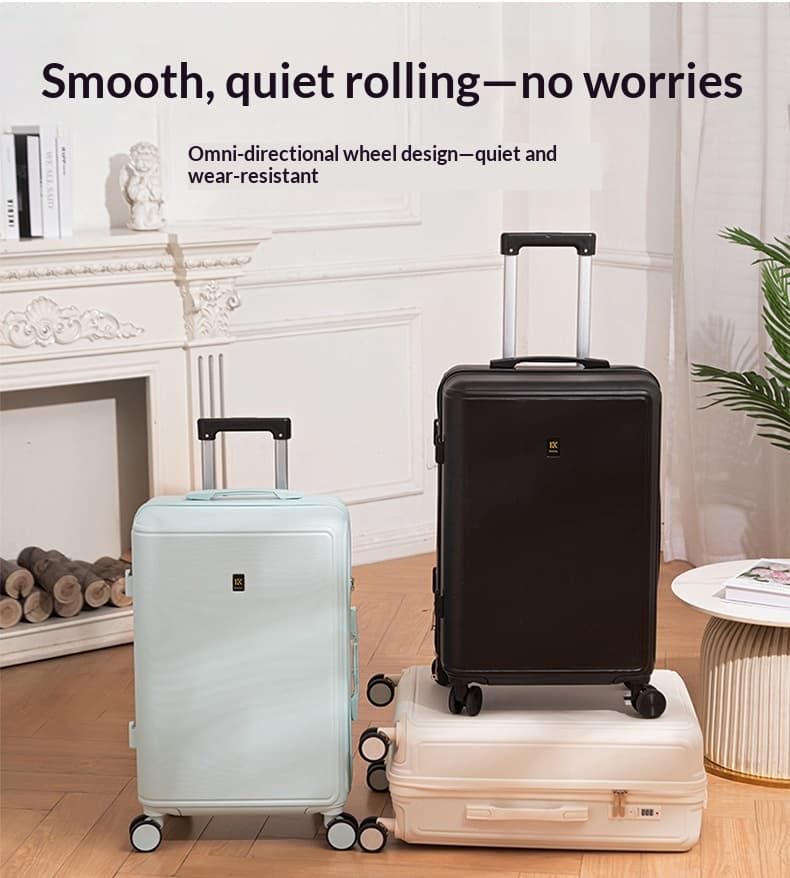 2026 New Luggage Trolley Case Student 20 Inch Lightweight Boarding Large Capacity Password Travel Leather Box Male - DY5209 Mint Emerald