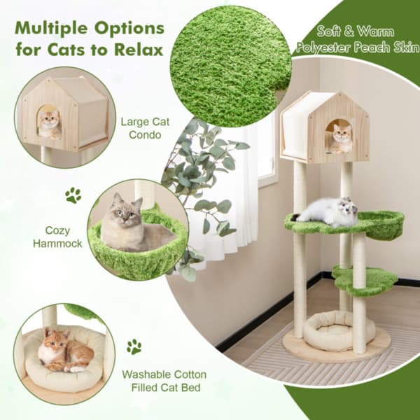 5 Story Cat Tree, Cat Villa