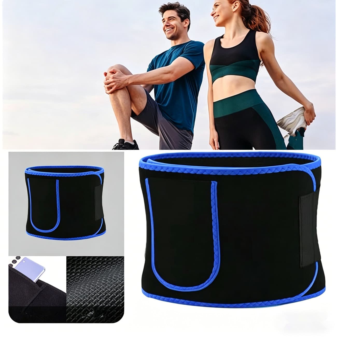 Slimming Waist Trainer Belt Fat Burner, Sweat-Inducing, Effective Tummy Slimmer