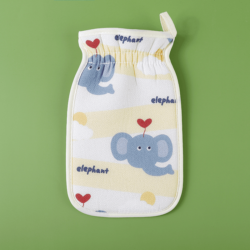 Animal Party Bath Towel-Caring Elephant-1