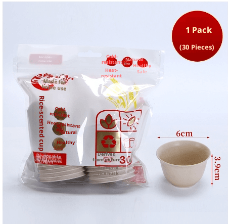 Disposable Kung Fu Tea Cup-30 pcs-1 bag