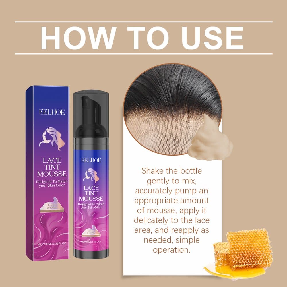 EELHOE Synthetic Wig 100ml Moisturizing Long Lasting Hold Easy to Use for Daily Hair Care