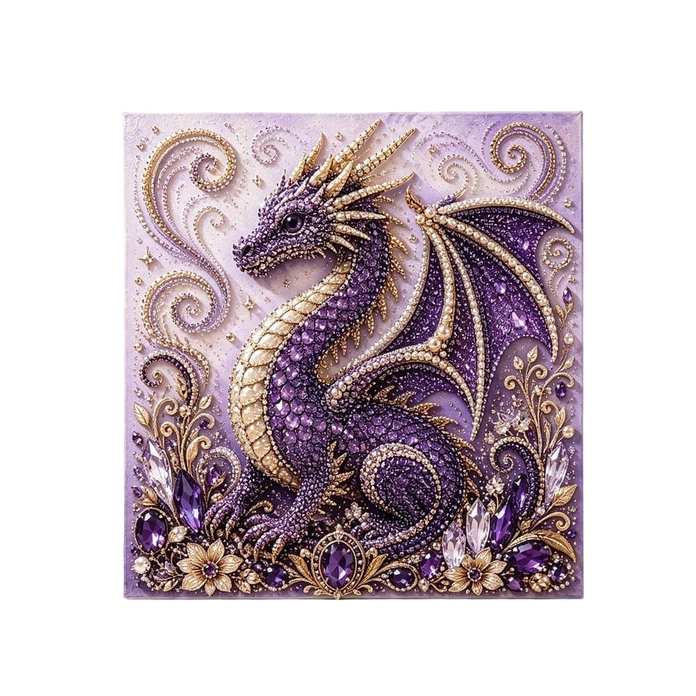 Dragon Diamond Art Painting Set - Zilong DIY Hand-drilled 3D Artistic Atmosphere Fine Home Decor