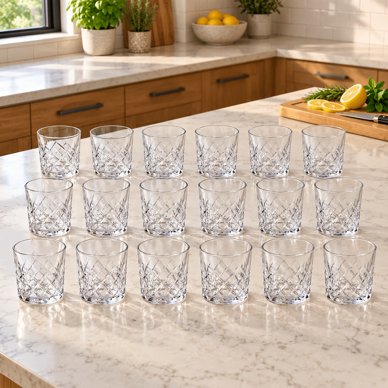 This Glass Troquelado From The Brand Vivalto Combines Functionality And A Design Distintivo In Glass Transparent, Ideal For Daily Use Or Events