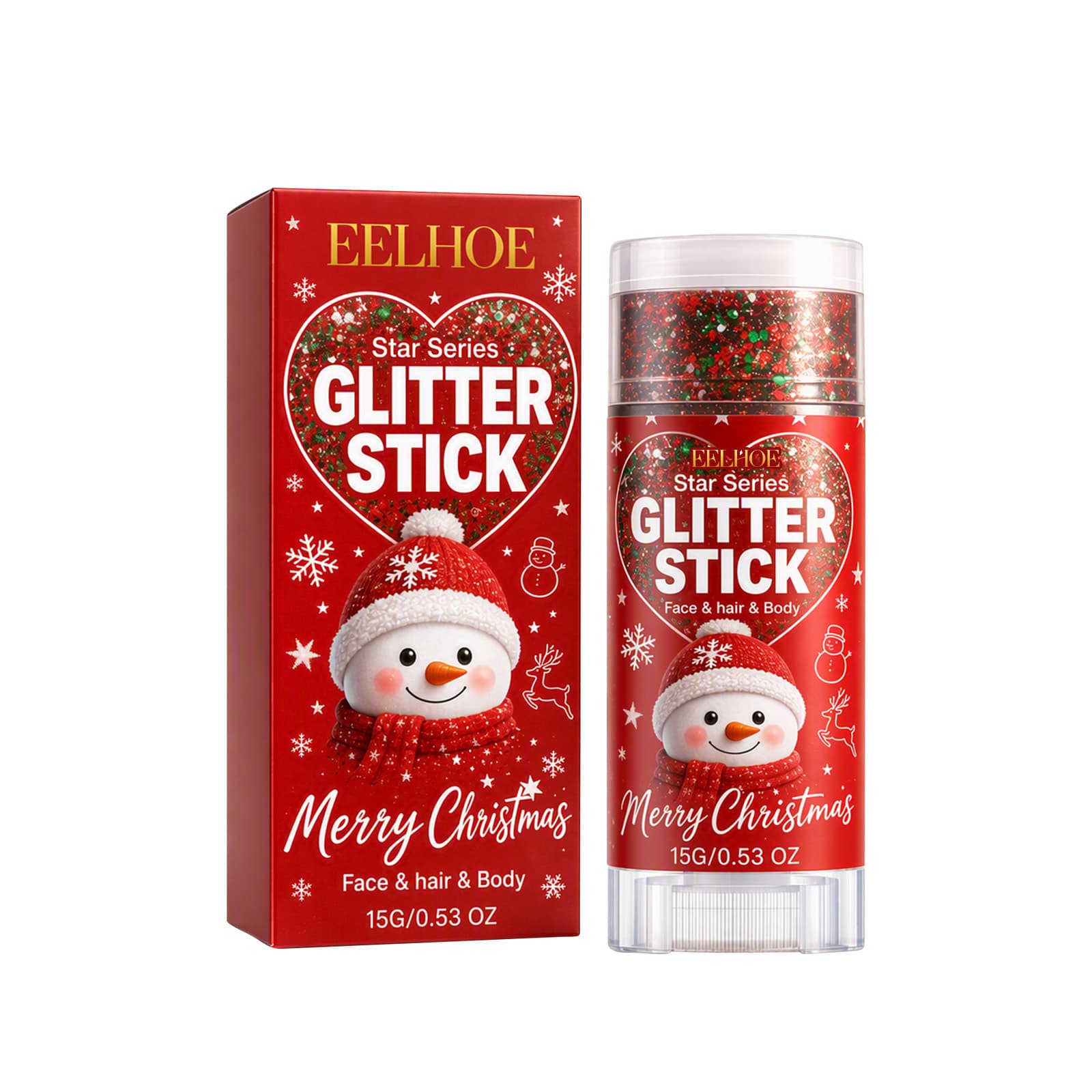 EELHOE Glitter Stick, 15g, Festival Supplies for Holiday Party