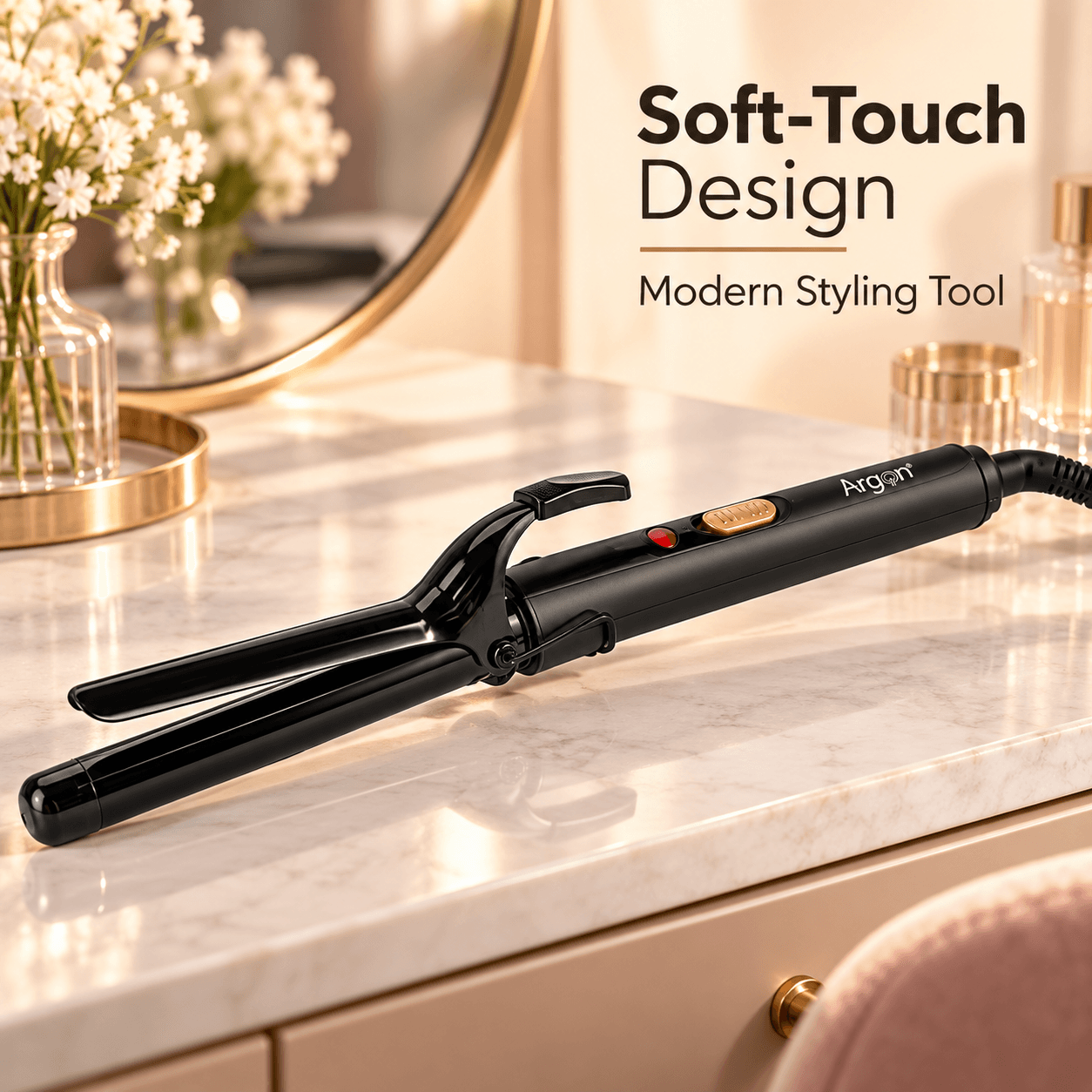 The Rizador Of Hair Soft Touch Of Argon Is A Tool Of Estilizado Professional Designed For Create Rizos Perfectos With A Finish Soft