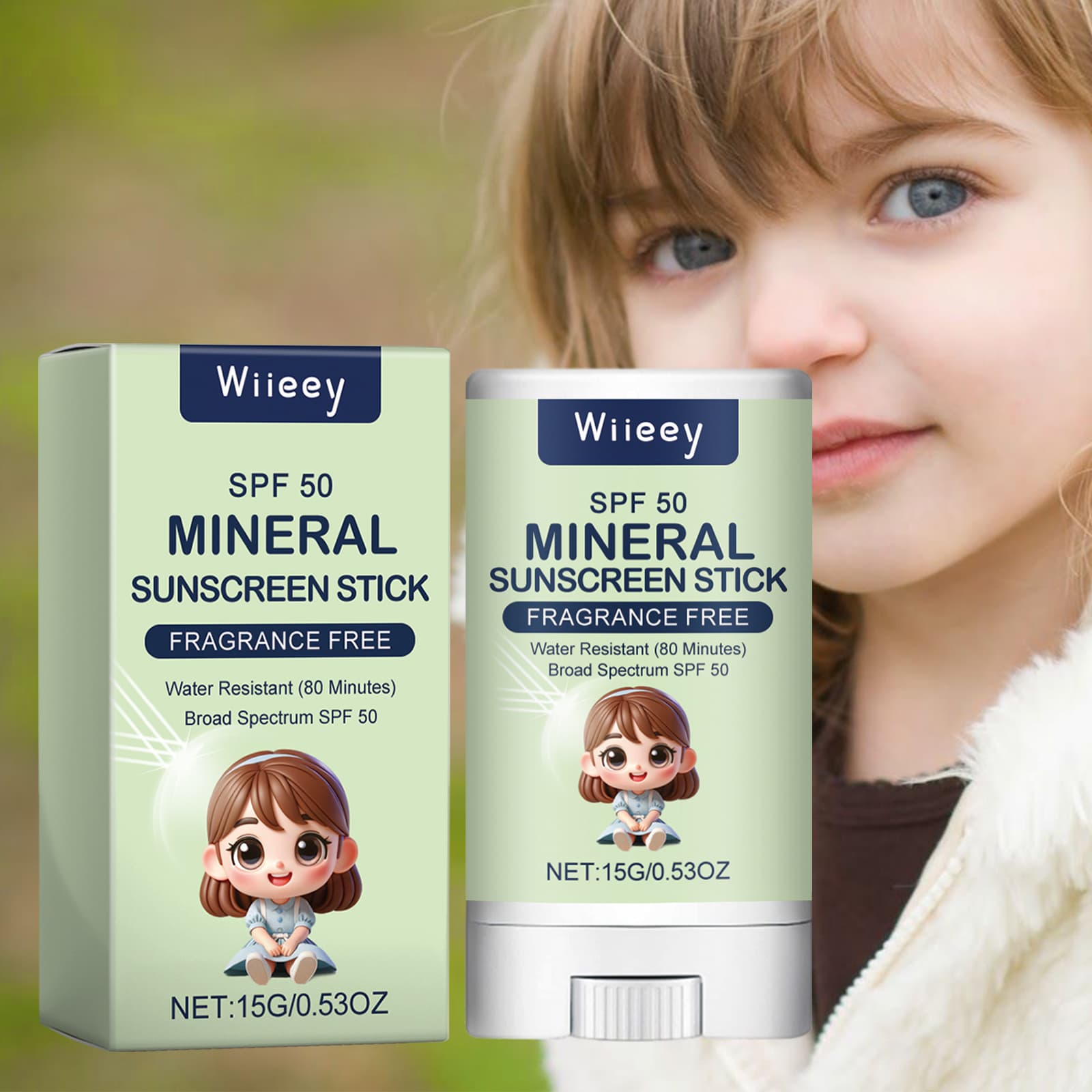 Mineral Sunscreen Stick, 15g, Body Protection for All Skin Types