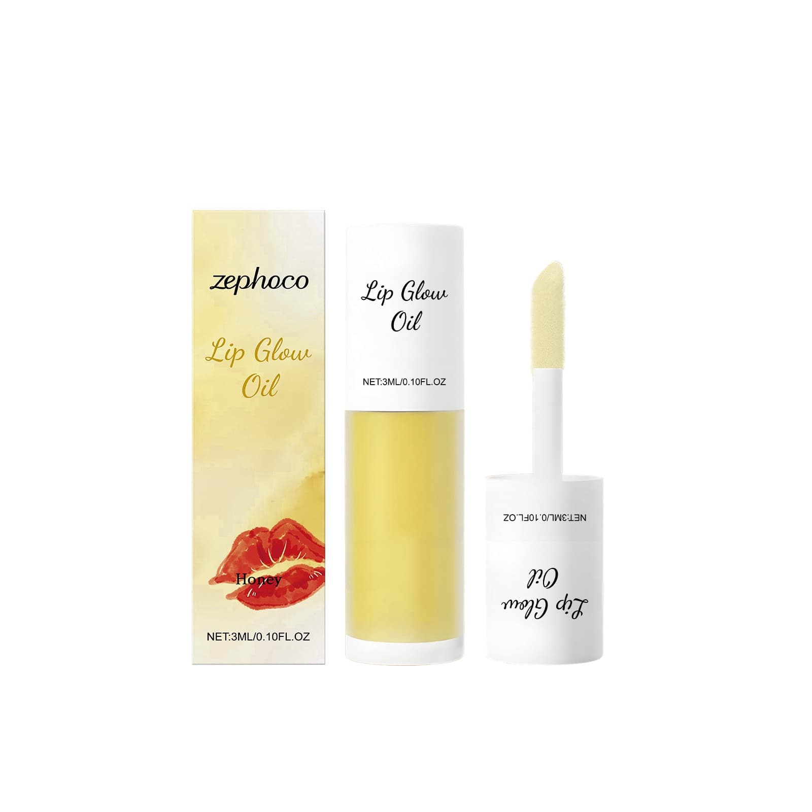 Honey Moisturizing Lip Gloss Oil for All Skin Types, 3ml