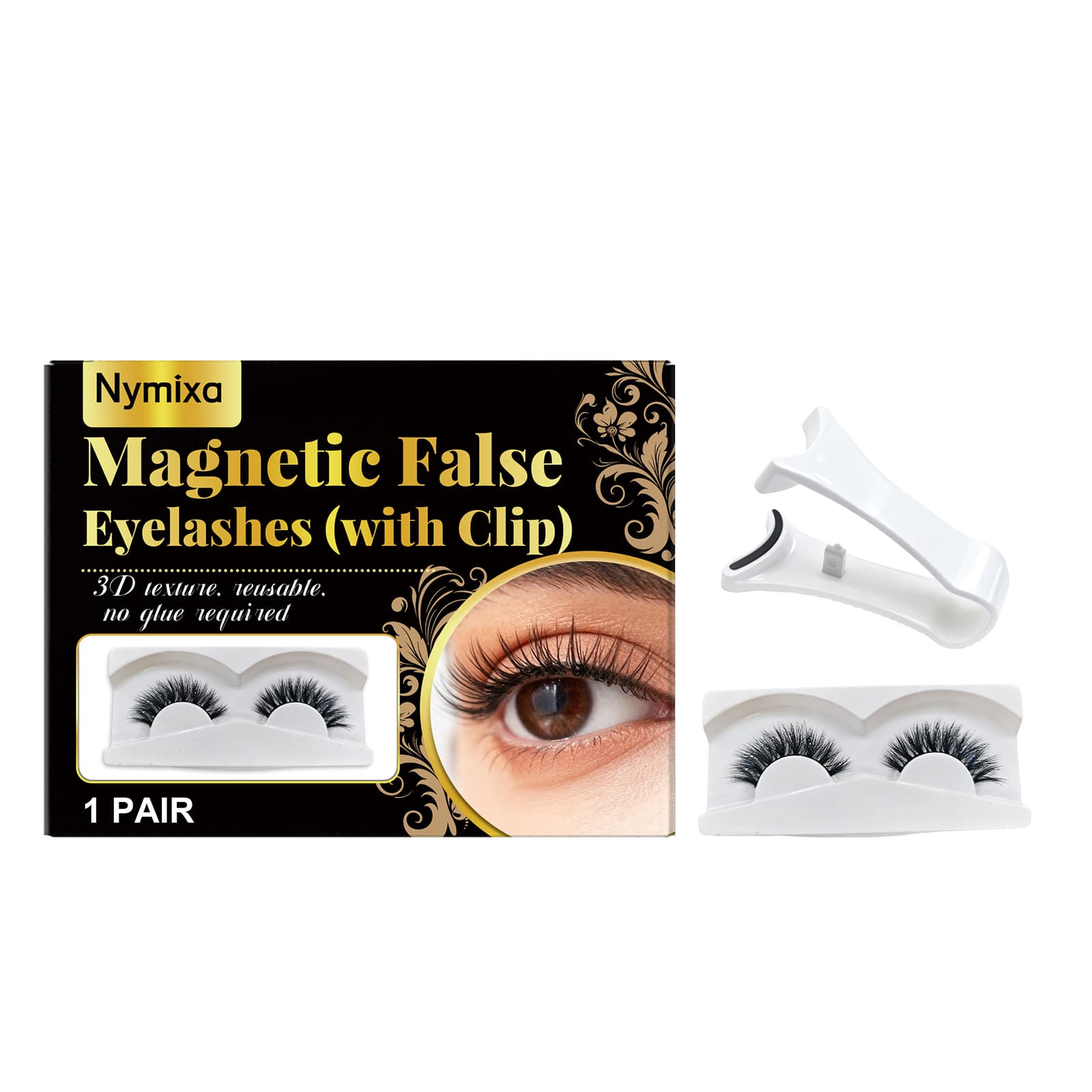 Nymixa Magnetic False Eyelashes, Makeup Products for Daily Use
