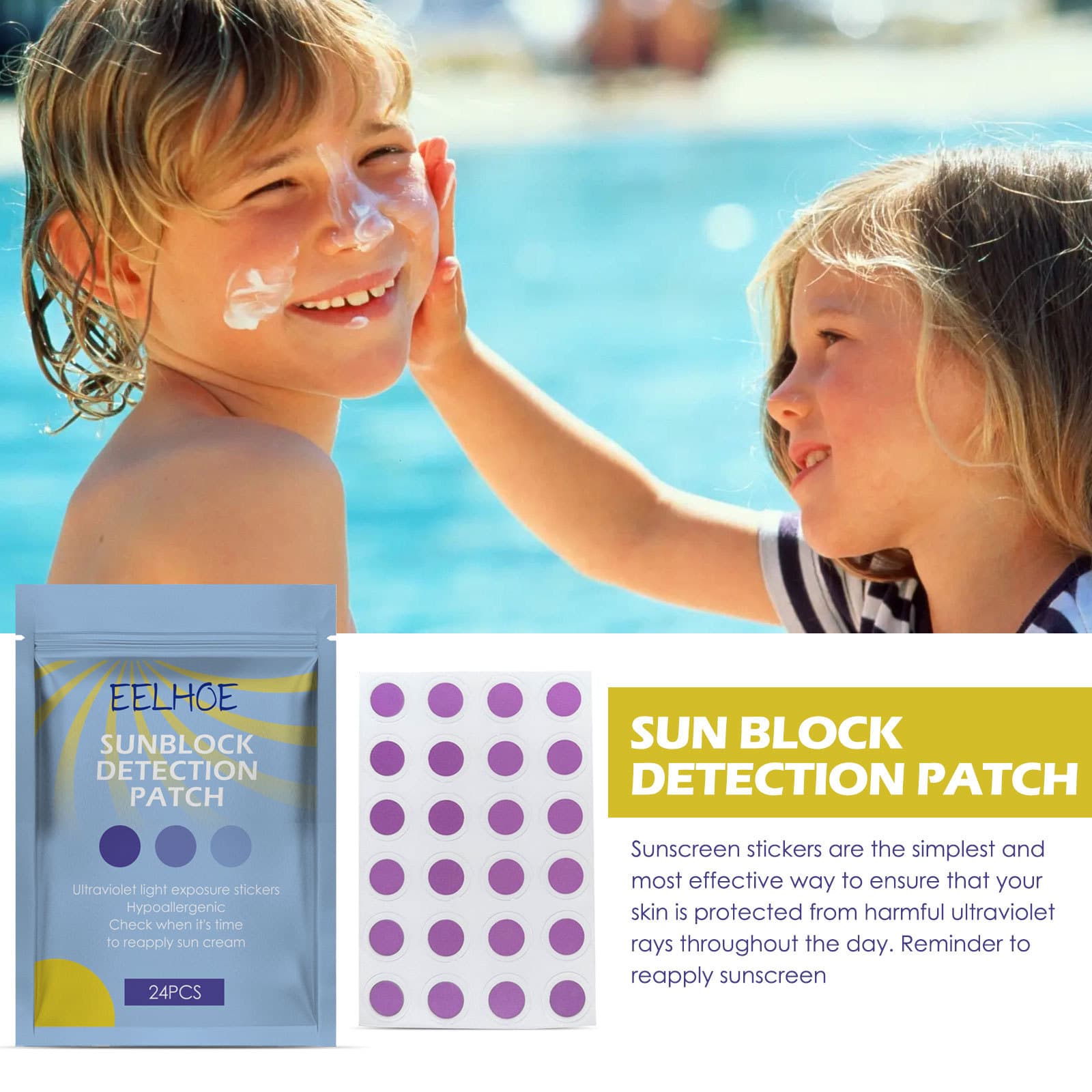 Uv Protective Patch, 24pcs, Care Patch for Daily Use